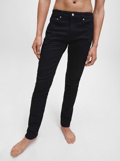 Calvin Klein Ruhák HU552868 | Calvin Klein Slim Férfi Farmernadrág Fekete